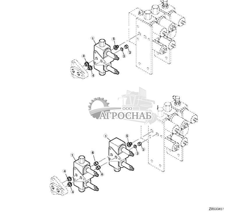 Hydraulic Valve, Wagon Dump 